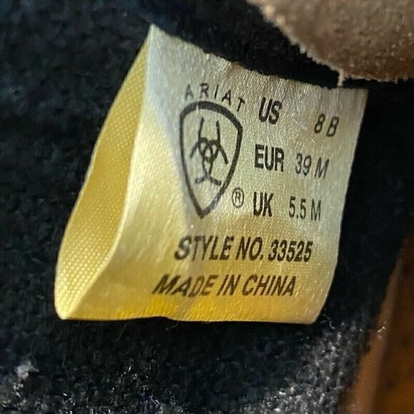 Ariat Heritage Lacer ll Western Boots Brown Leather 8 - Picture 8 of 10